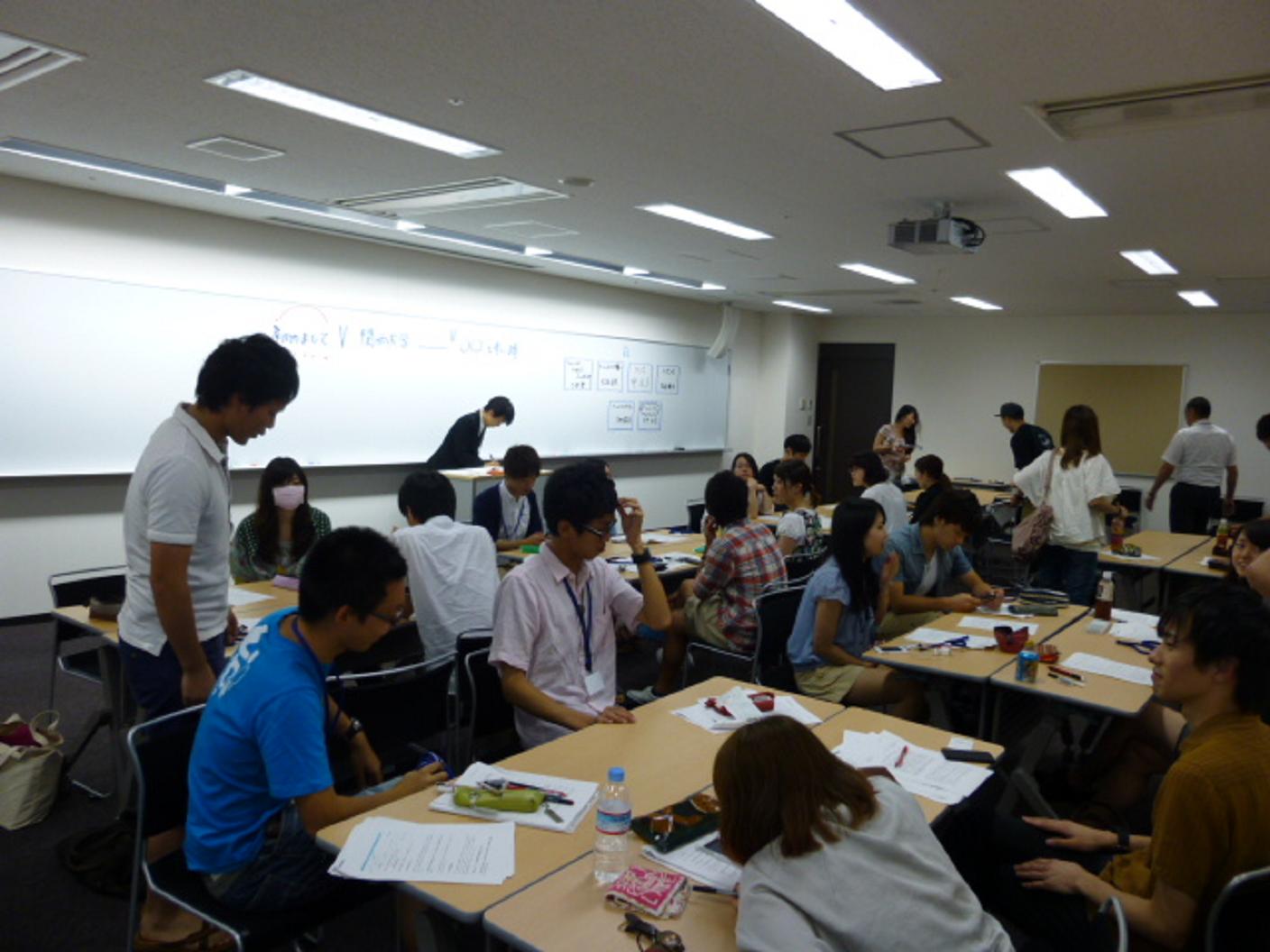 3、4回生一つの教室に集合です。